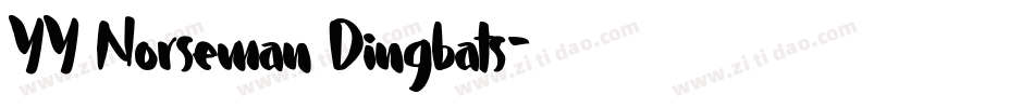 YY Norseman Dingbats字体转换